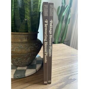 Vintage 1970s Hardcover House Plant Books Time Life Encyclopedia Of Gardening